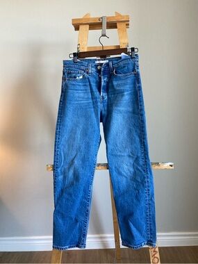 Levi's Wedgie Straight Blue Jeans